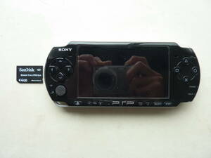ソニー製 PlayStationPortable PSP-3000 PSP本体のみ ピアノブラックの簡易動作確認済みのジャンク扱い品です。