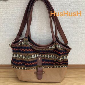 HusHusH ショルダーバッグ 2way 