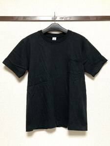 COTTON STAFF ポケット Tシャツ M ブラック BLACK 黒 コットンスタッフ D