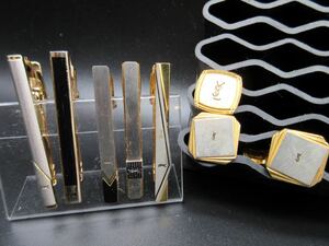 y165 イヴ・サンローラン YSL YVES SAINT LAURENT ネクタイピン タイピン カフリンクス カフス アクセサリー 大量 まとめ売り まとめ TIA