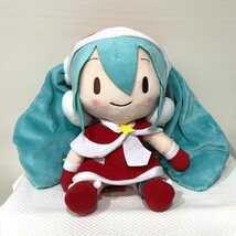 【初音ミク クリスマス】Project DIVA F 2nd メガジャンボぬいぐるみ 初音ミク クリスマス/ BIG サンタ 衣装ver. タグ付 新品 PW_画像2