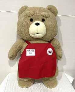 【ted テッド】ted おれのBIGモフモフエプロンぬいぐるみ 全1種 全高約45cm エプロン BIGぬいぐるみ タグ付き PW