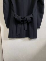 【即決】【美品】 ATTACHMENT アタッチメント STAND COLLAR COAT メルトン スタンドカラーコート BLACK ブラック 黒色 即決早い者勝ち_画像8