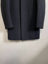 【即決】【美品】 ATTACHMENT アタッチメント STAND COLLAR COAT メルトン スタンドカラーコート BLACK ブラック 黒色 即決早い者勝ち_画像6