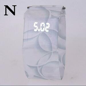  new goods clock light paper material white design 105