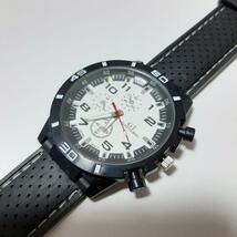 新品　腕時計　黒 白　スポーツ　ビジネス　106_画像5