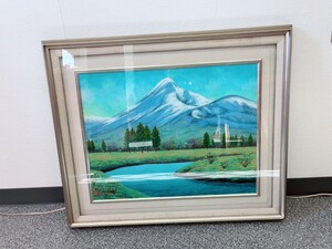 絵画 風景画 油彩 油絵 美術 額縁 風景 作 インテリア