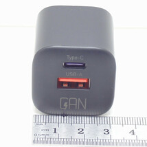 2個セット 新品 20W PD/QC GaN 急速充電器 USB-C USB-A 2ポート 黒色 電源アダプター type-c 送料無料_画像4