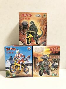 【新品未開封品】3種セット M1号 ウルトラマン ゴジラ　カネゴン　三輪車 スーフェス スーパーフェスティバル ワンフェス ソフビ 未使用