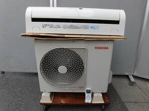 11389B◎東芝 ルームエアコン RAS-2257V(W)/RAS-2257AV 6畳 冷房 暖房 TOSHIBA◎中古