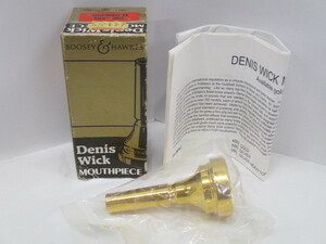 11259P◎DENIS WICK デニス ウィック マウスピース 6BL トロンボーン ユーフォニアム◎美品