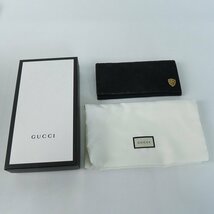 GUCCI/グッチ GGキャンバス クレスト 二つ折り財布 ウォレット /000_画像9