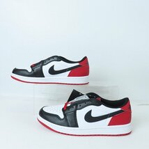 NIKE/ナイキ AIR JORDAN 1 RETRO LOW OG/エアジョーダン1 レトロ ロー ブラック トゥ CZ0790-106 /27 /080_画像4