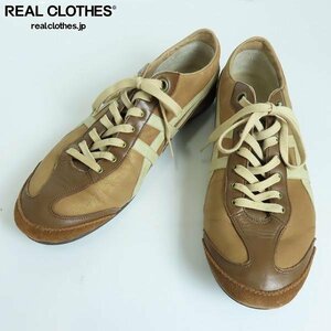 【難有り】Onitsuka Tiger/オニツカタイガー レザースニーカー ブラウン THL8B1/28 /080