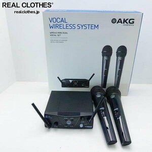 AKG/アーカーゲー WMS40 PRO MINI2 VOCAL SET DUAL ワイヤレスマイクセット 簡易動作確認済み /080