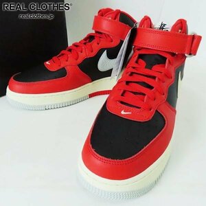 NIKE/ナイキ AIR FORCE 1 MID '07 LV8 BLACK RED エアフォース ミッド DZ2554-001 27.0 /080