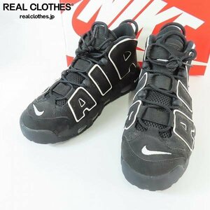 NIKE/ナイキ AIR MORE UPTEMPO/エアモアアップテンポ ブラック スニーカー 414962-002 27 /080