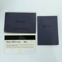 PRADA/プラダ 三角ロゴプレート テスート レザー ワンショルダーバッグ /080_画像10