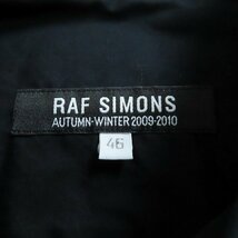 ☆RAF SIMONS/ラフシモンズ 09AW 長袖シャツ ロゴ刺繍/46 /LPL_画像3