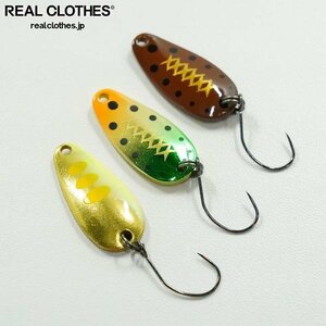 Rapala/ラパラ ブルーフォックス カウントダウン ディーパー 2.5G/4G スプーン ルアー 3点セット /LPL