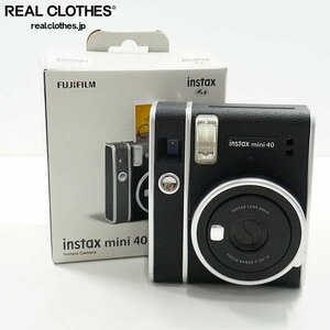 FUJIFILM/富士フィルム instax mini 40 チェキ インスタントカメラ 簡易動作確認済み /000