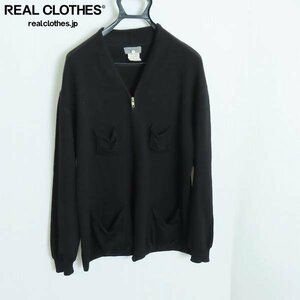 ☆Yohji Yamamoto POUR HOMME/ヨウジヤマモトプールオム ノーカラー 4ポケット ジップアップカーディガン/M /060