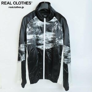 ☆AMIRI/アミリ 23AW Black Hawaiian Print Track Jacket ハワイアンプリント トラックジャケット M /060