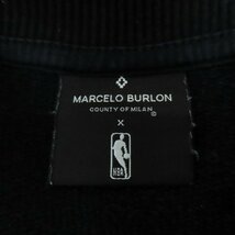 ☆MARCELO BURLON/マルセロバーロン CHICAGO BULLS NBA トレーナー ネイビー/XL /060_画像3