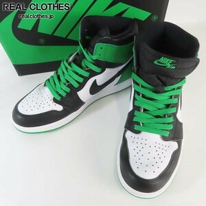 NIKE/ナイキ AIR JORDAN 1 RETRO HIGH OG Celtics/Black and Lucky Green セルティックス ラッキーグリーン DZ5485-031 27.0 /080