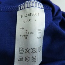 ☆（6）【未使用】SHELTECH/シェルテック Tシャツ 半袖 パープル/L /LPL_画像4