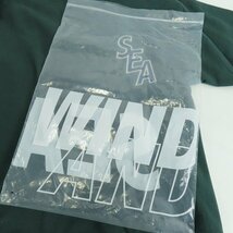 ☆【未使用】WIND AND SEA /ウィンダンシー SEA刺繍 スウェット WDS-19A-SW-02 グリーン/S /060_画像8