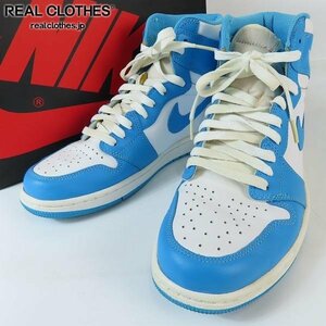 NIKE/ナイキ AIR JORDAN 1 RETRO HIGH OG UNC/エア ジョーダン 1 レトロ ハイ オリジナル 555088-117/27.5 /080