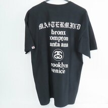 ☆mastermind JAPAN ×STUSSY/マスターマインドジャパン×ステューシー 半袖Tシャツ L /LPL_画像2