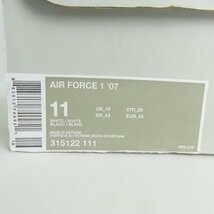 NIKE/ナイキ AIR FORCE 1 LOW/エアフォース1 ロー ホワイト 315122-111/29 /080_画像10