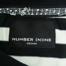 ☆【未使用】NUMBER (N)INE/ナンバーナイン ボーダー 半袖Tシャツ/M /LPL_画像3