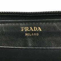 PRADA/プラダ キルティング ラウンドファスナー長財布 /LPL_画像6