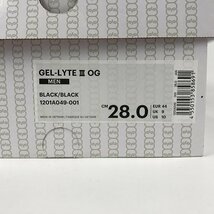 asics/アシックス GEL-LYTE Ⅲ OG/ゲル ライト 復刻モデル 1201A049-001/28.0 /080_画像9