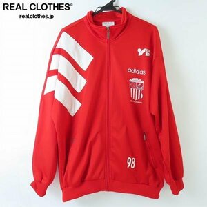 ☆adidas/アディダス 98 トラックジャケット/ジャージ レッド/L /000