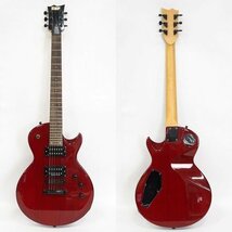 ★【難有り】ESP/イーエスピー M-A200NT 2nd Version レスポールType コイルタップ搭載 エレキギター ギグケース付 同梱×/160_画像2