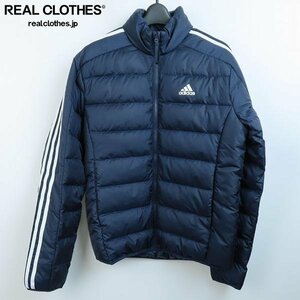 ☆【未使用】adidas/アディダス エッセンシャルズ スリーストライプス ライトダウンジャケット IK3205/M /080