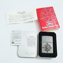 ZIPPO/ジッポー Marlboro ADVENTURE TEAM マルボロ コンパス メタル貼り 古美仕上げ 1997年製 /LPL_画像7