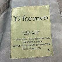 ☆Y's for men/ワイズフォーメン YOHJI YAMAMOTO/ヨウジヤマモト ジャケット MQ-J40-109 4 /060_画像4