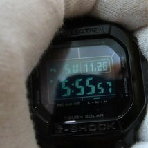 G-SHOCK/Gショック Grossy Black Series タフソーラー/マルチバンド6 GW-M5610BB-1ER /000_画像5