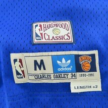 ☆adidas/アディダス NBA New York Knicks #34 OAKLEY ユニフォーム M /LPL_画像6