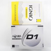 【未使用】HONMA/ホンマ D1 DYNAMIC DISTANCE・IGNIO/イグニオ DISTANCE ゴルフボール 計2ダース /000_画像4