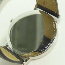 【ジャンク】TISSOT/ティソ 革ベルト アナログ 3針 クオーツ メンズ 腕時計 T109610 /000_画像4