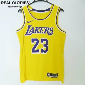 ☆NIKE/ナイキ LAKERS/ロサンゼルス・レイカーズ #23 LEBRON JAMES/レブロン・ジェームズ JERSEY ジャージ M /LPL