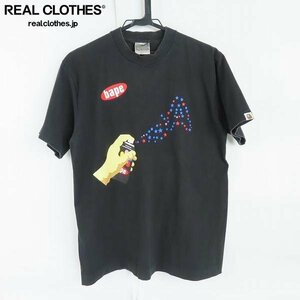 ☆BAPE/ベイプ A BATHING APE/アベイシングエイプ 初期 カラースプレーTシャツ /LPL