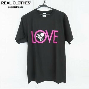 ☆mastermind JAPAN/マスターマインド FINAL COUNT DOWN/ファイナルカウントダウン LOVE Ｔシャツ 黒 L /LPL