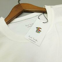 新品 1円～ ポールスミス Paul Smith 長袖カットソー ロンＴシャツ L 白 ウサギ刺繍 マルチst マルチステッチ メンズ 【B2564】_画像10